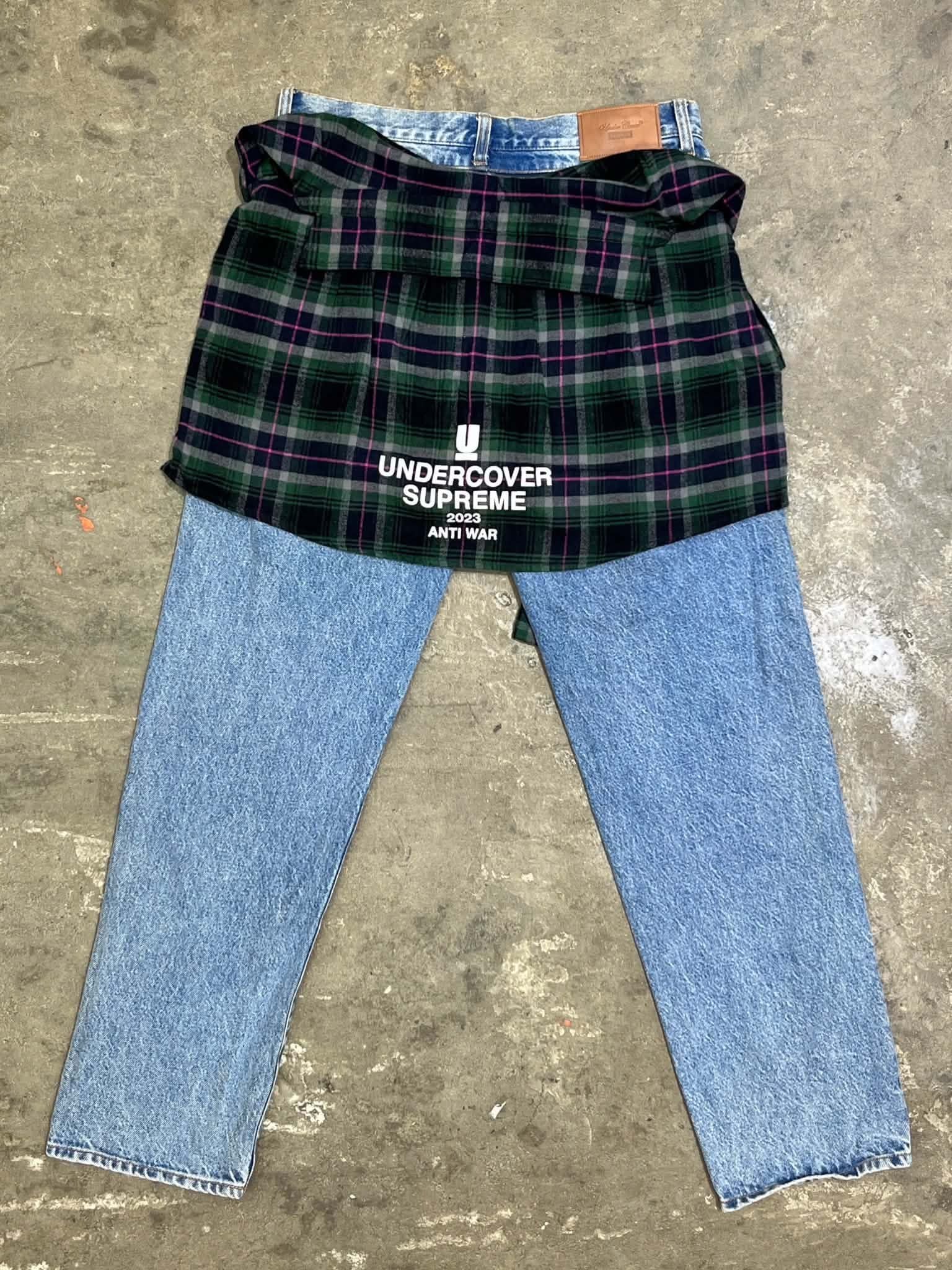  Supreme x Undercover Layered Jeans (Blue) (Used) 