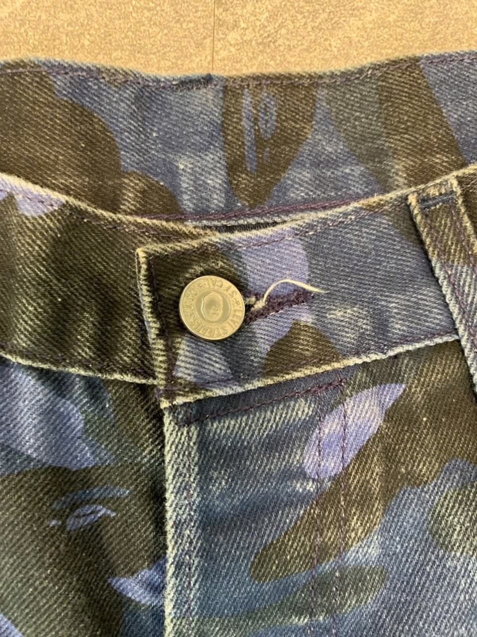  Bape x Levi's Jeans Camo (Blue) (Used) 