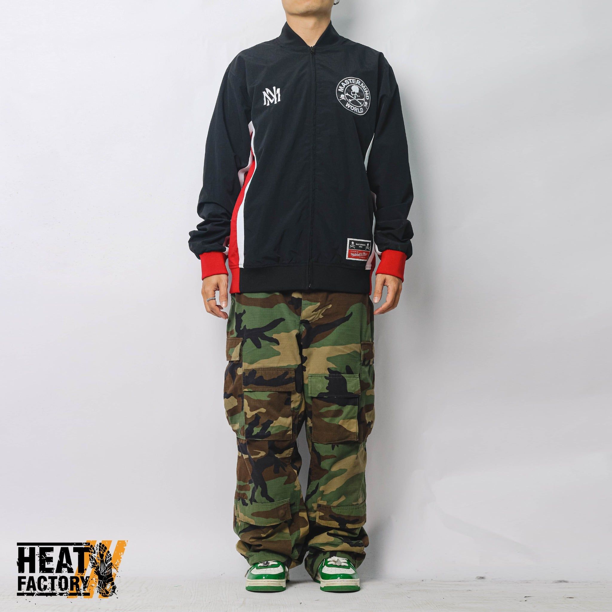  Mastermind x M&N Warm Up Jacket (Red) 