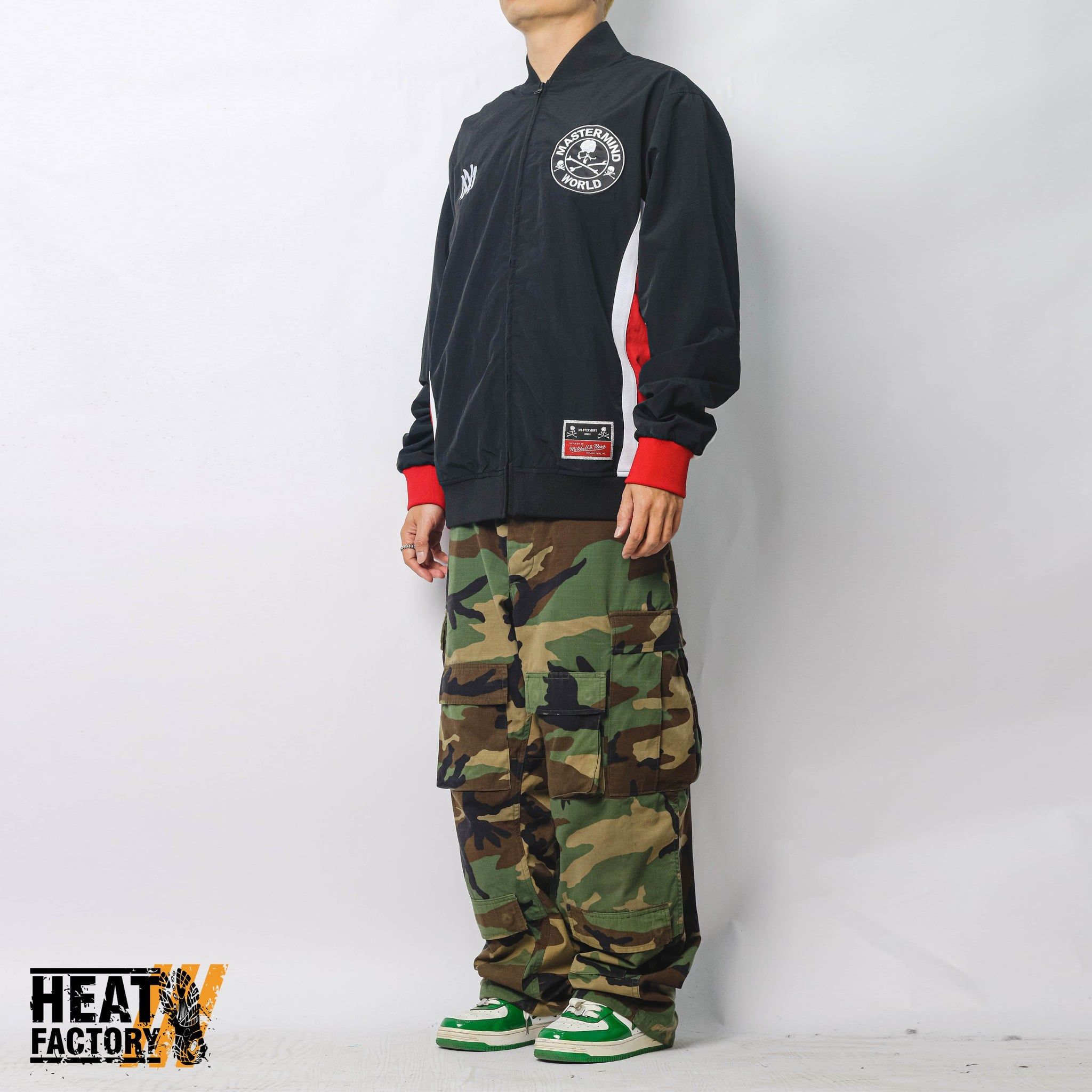  Mastermind x M&N Warm Up Jacket (Red) 