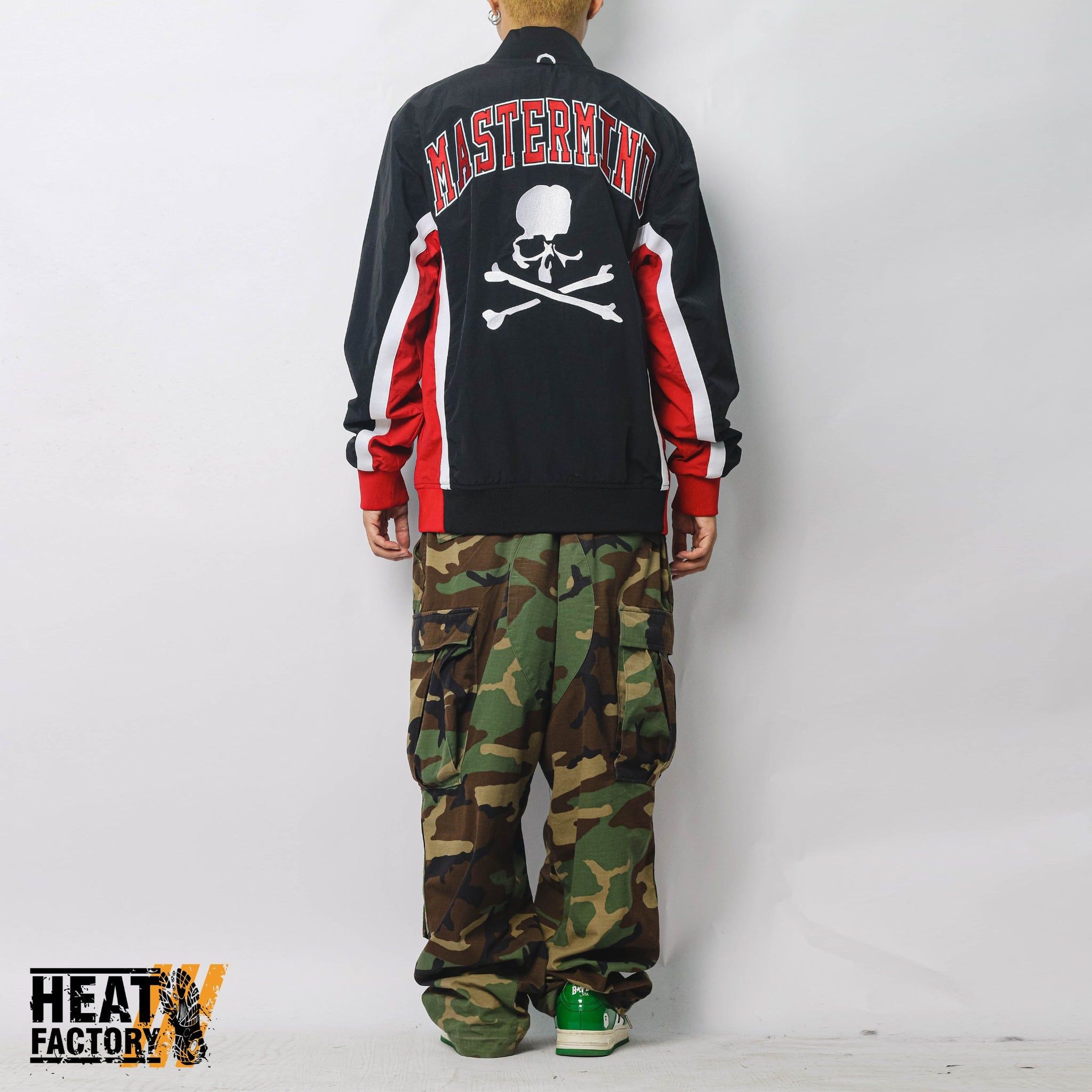  Mastermind x M&N Warm Up Jacket (Red) 