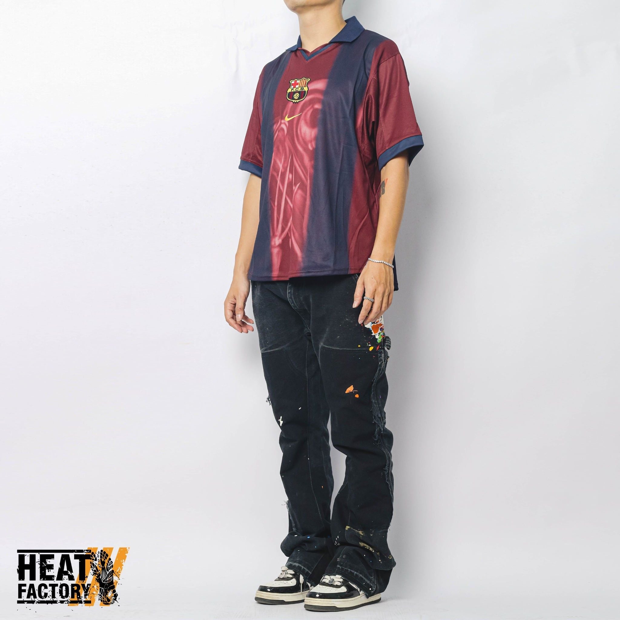  Cactus Jack x Nike X FcB Skeleton Retro Jersey (Brown) 