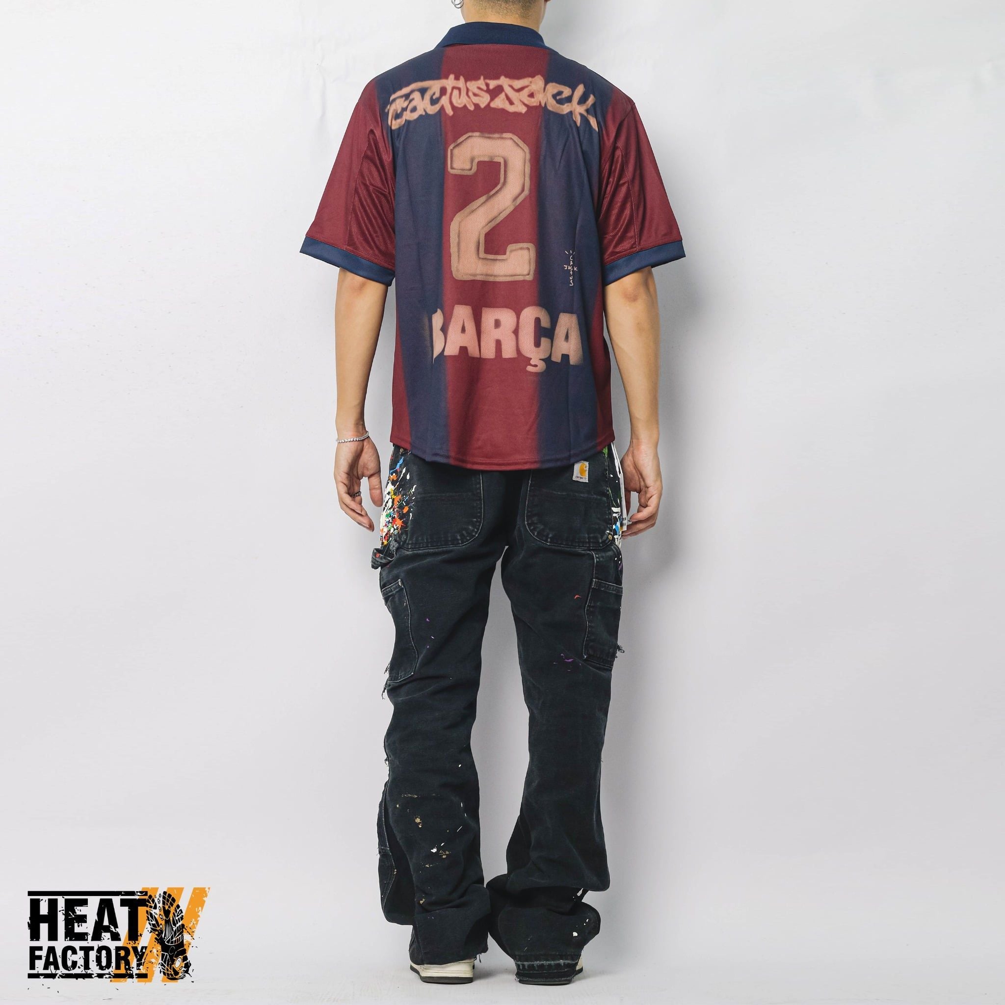  Cactus Jack x Nike X FcB Skeleton Retro Jersey (Brown) 