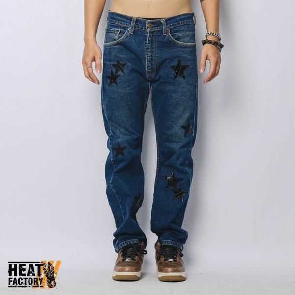  Dddchaosss x Heat Factory Star Jeans 239 (Blue) 