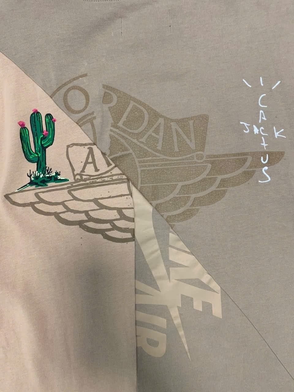  Travis Scott x Jordan Tee (Khaki) (Used) 