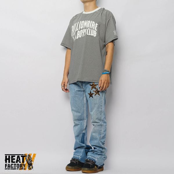  BBC Tee Border Pocket (Black/Grey) 
