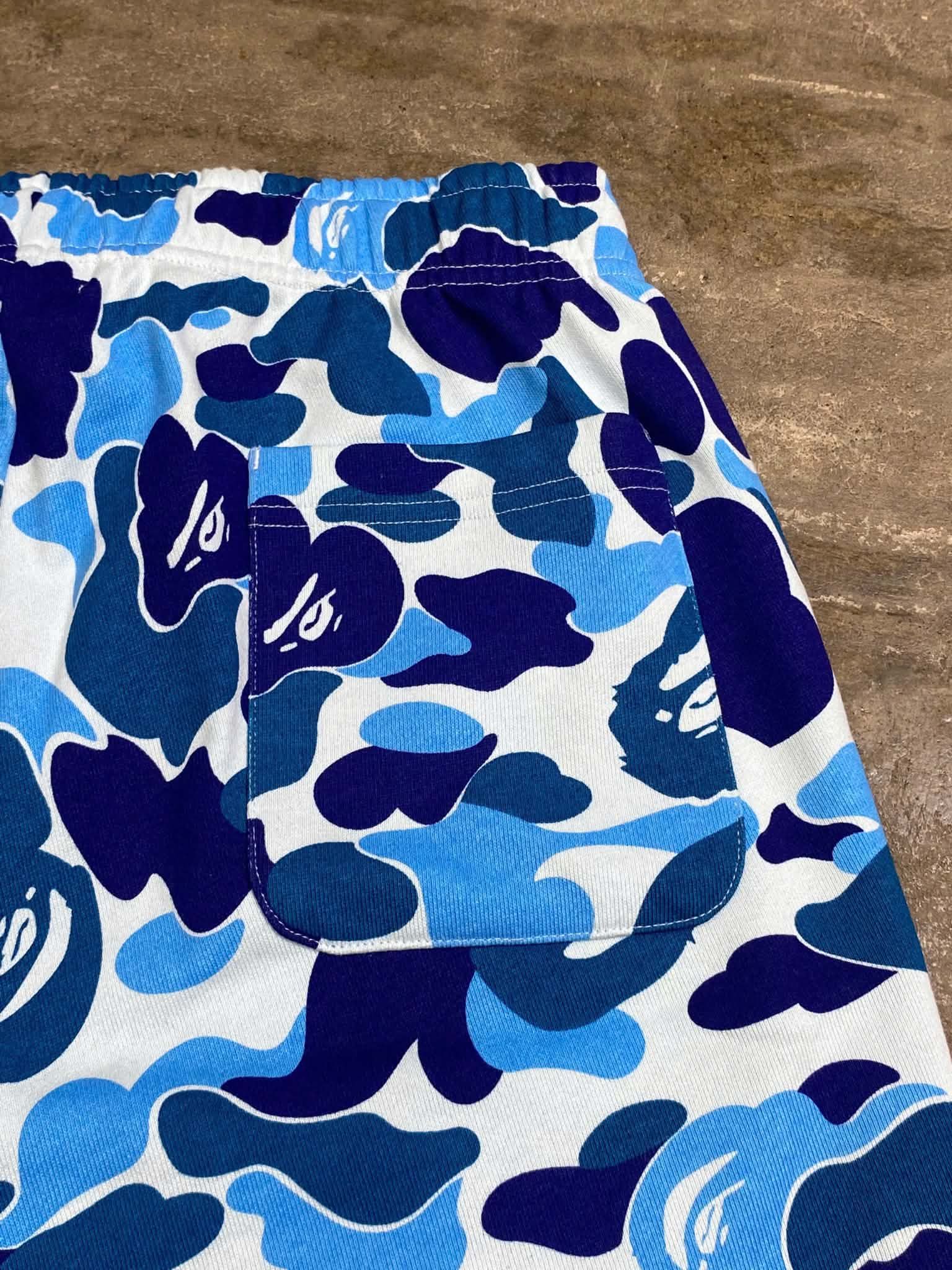  Bape Shorts ABC Camo Shark (Blue) (Used) 