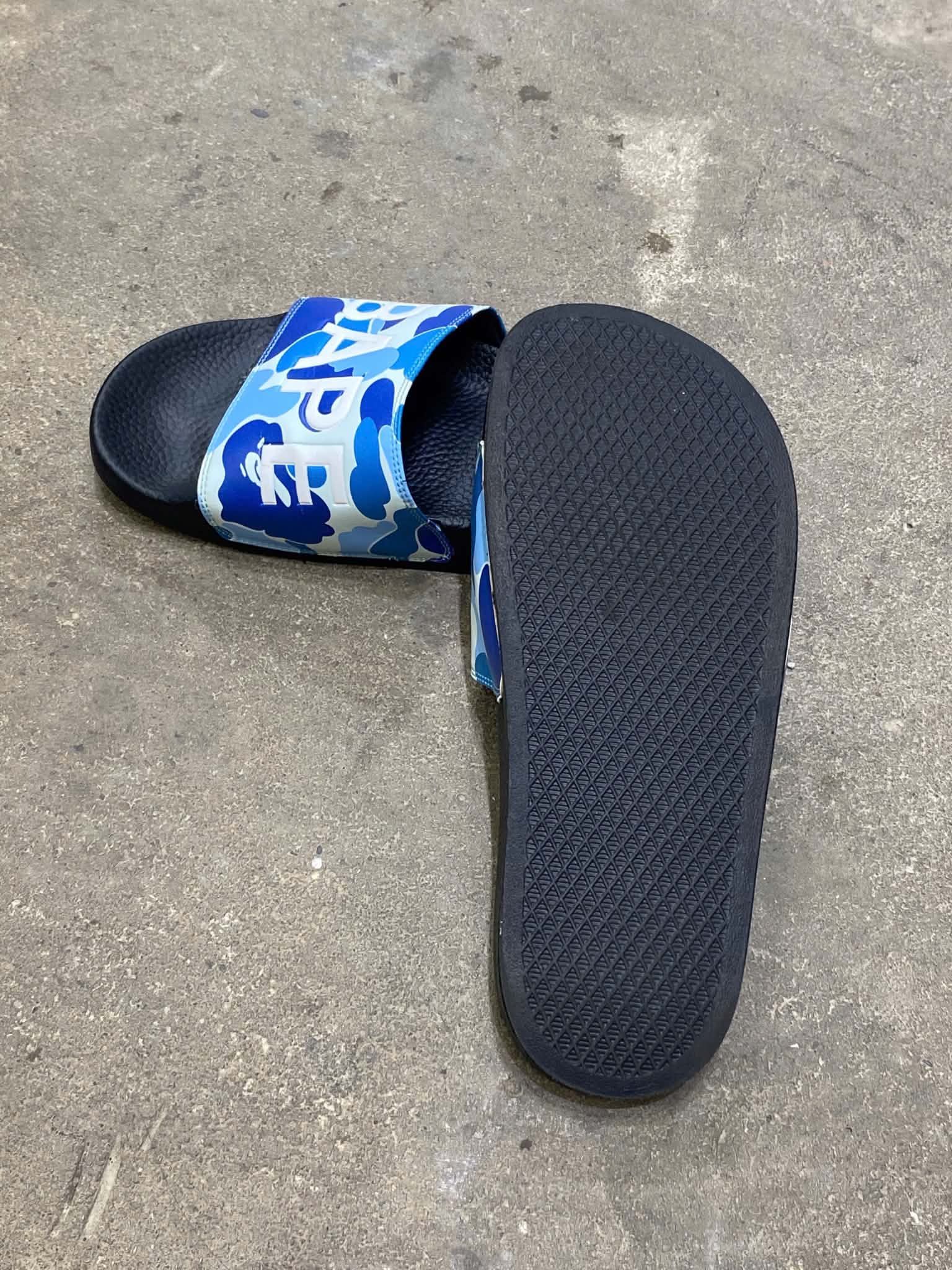  Bape ABC Camo Slide (Blue) (Used) 