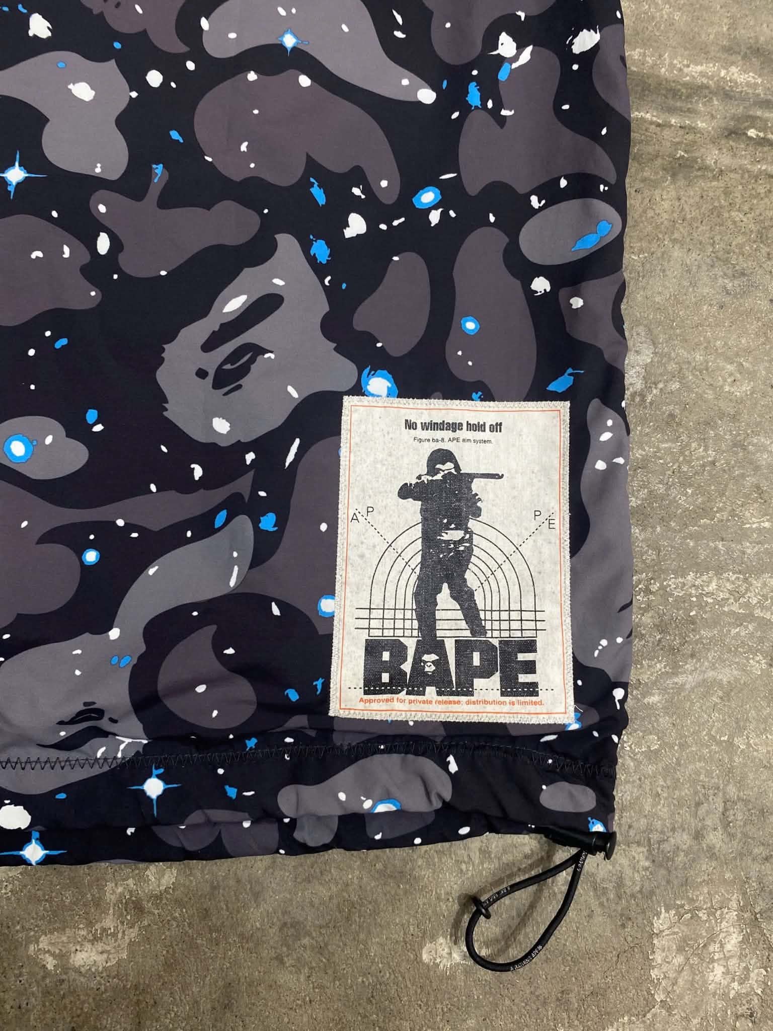  Bape Jacket Relaxed Space Camo (Black) (Used) 