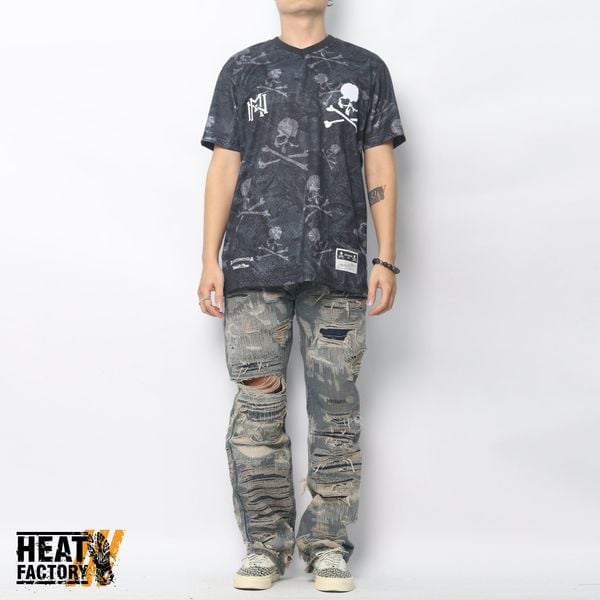  Mastermind x M&N Print BP Mesh (Black) 