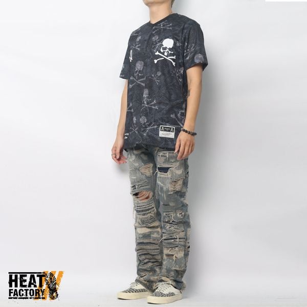  Mastermind x M&N Print BP Mesh (Black) 