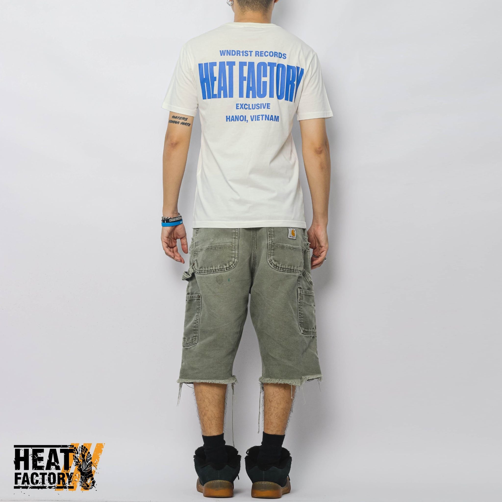  Heat Factory x Wanderlust Logo (White) 