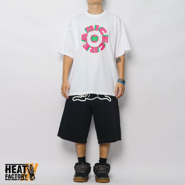  Ice Cream x Sarcastic Tee Circle (White) 