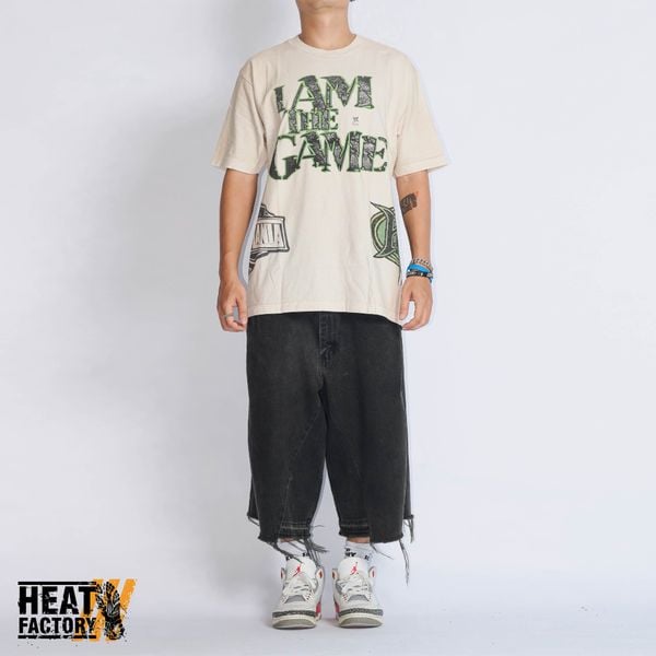  Travis Scott x WWE The Game Tee (Cream) 