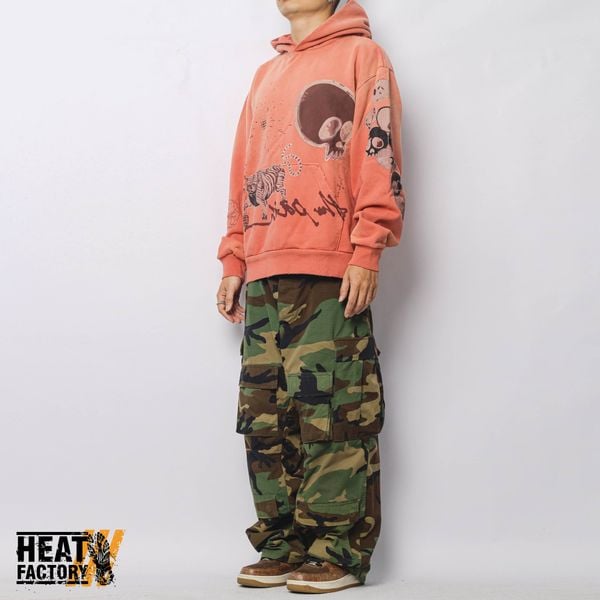  Travis Scott x Takashi Murakami The Path Hoodie (Orange) 