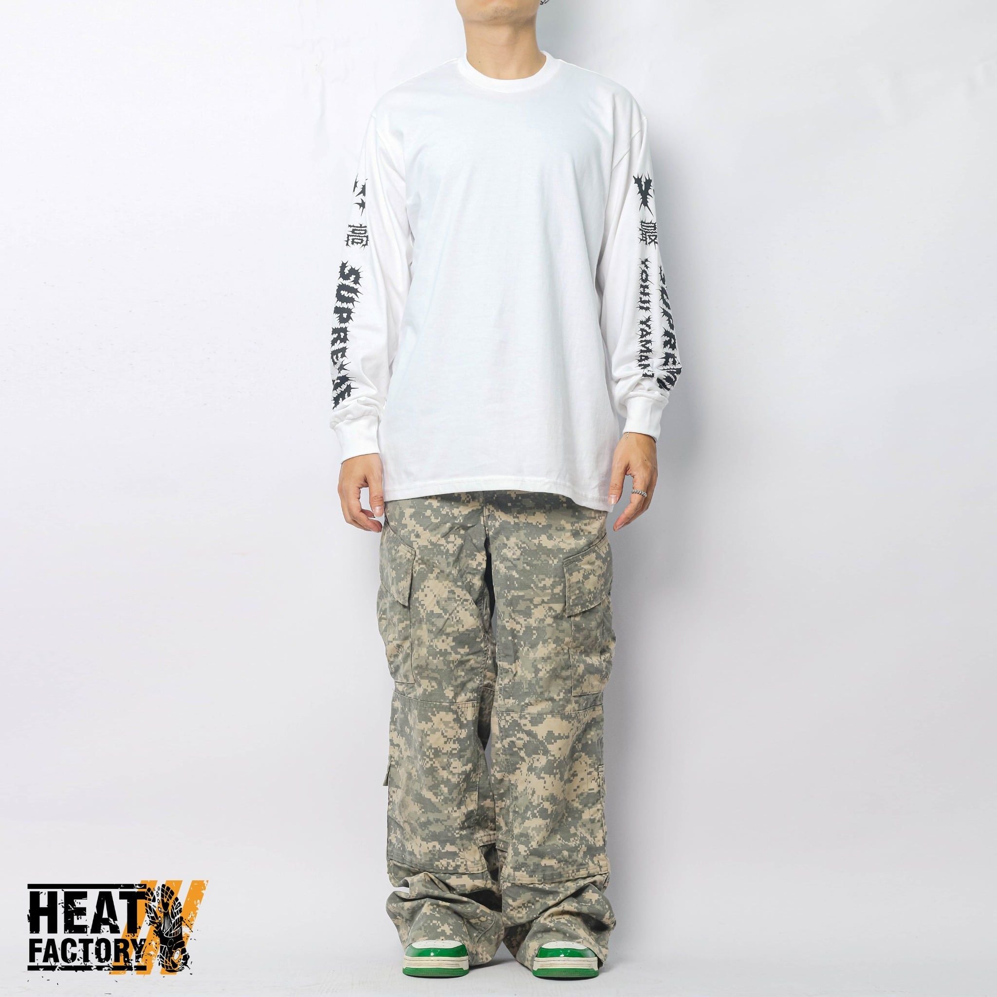  Supreme x Y's By Yohji Yamamoto Long-Sleeve T-Shirt (White) 