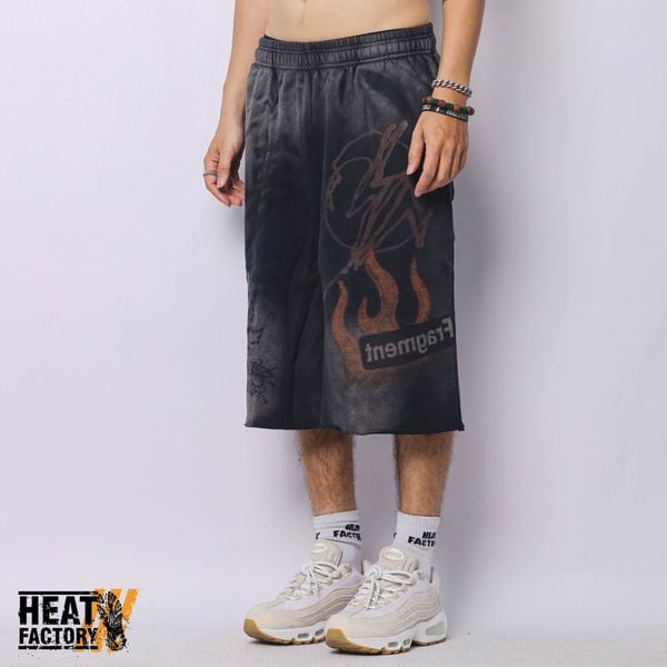  Cactus Jack x Fragment x Nike Dream Sweatshorts (Brown) 
