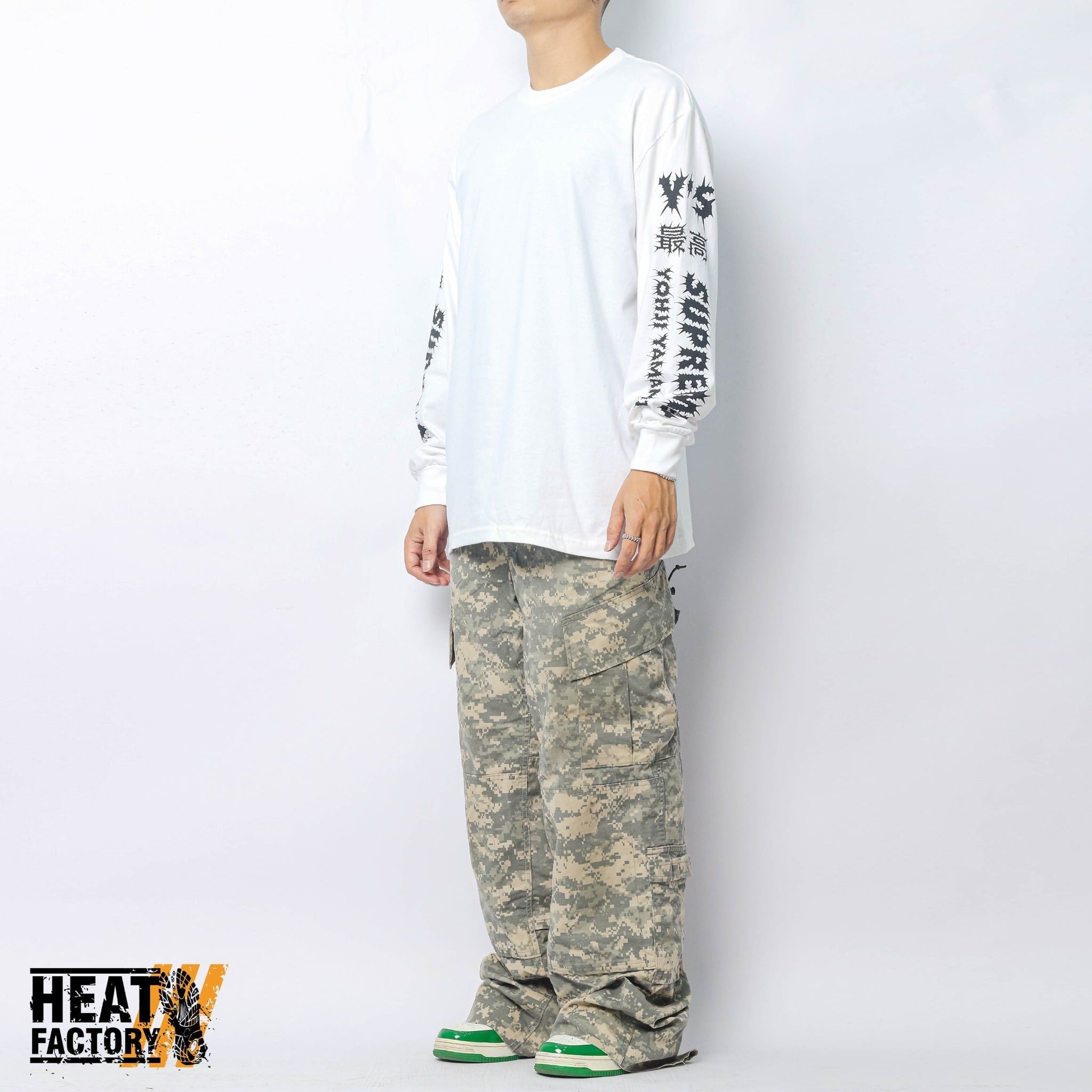  Supreme x Y's By Yohji Yamamoto Long-Sleeve T-Shirt (White) 