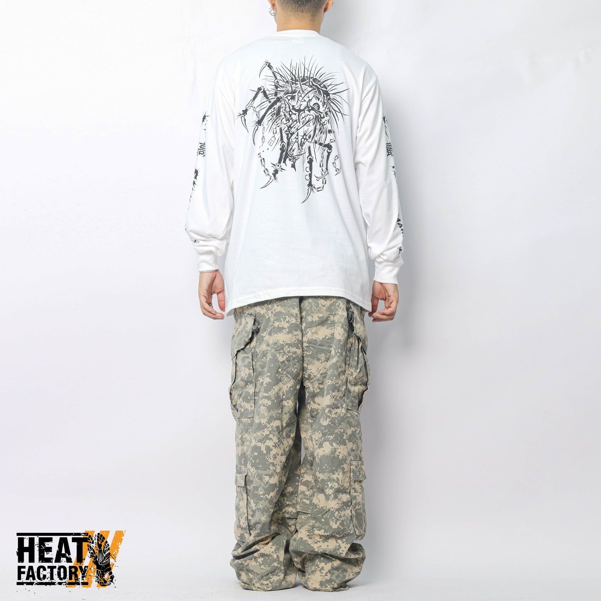  Supreme x Y's By Yohji Yamamoto Long-Sleeve T-Shirt (White) 