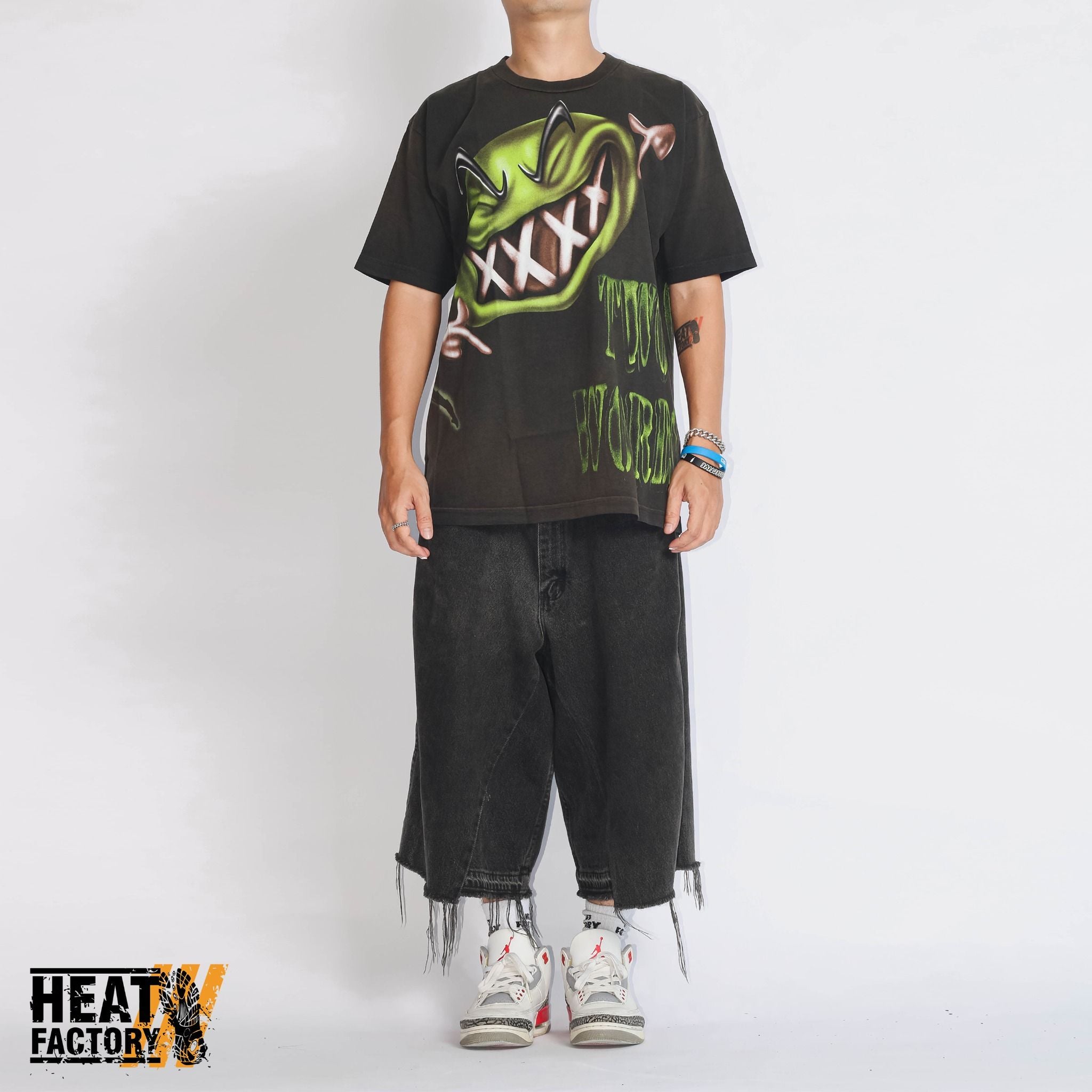  Travis Scott x WWE Two Words Tee (Black) 