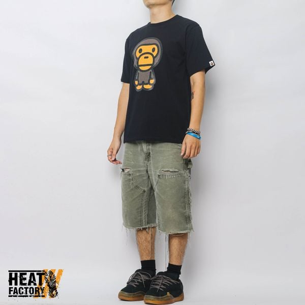  Bape Tee Glitter Big Baby Milo (Black) 