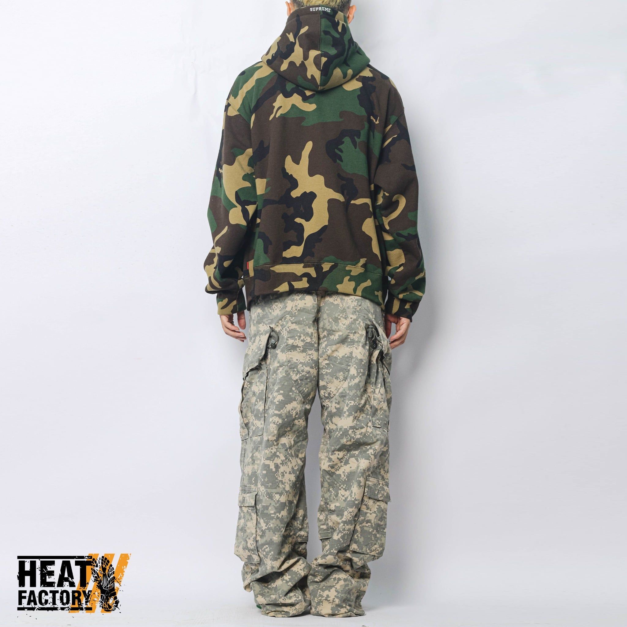  Supreme S Logo Zip Up Hooded FW25 (Camo) 