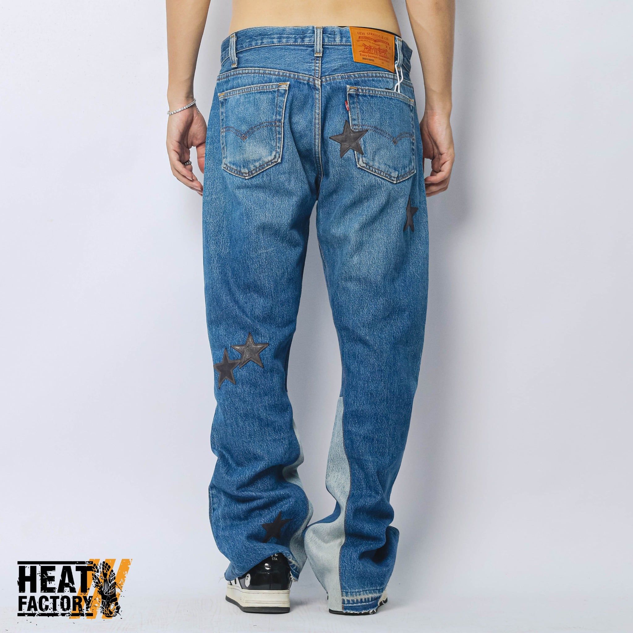  Dddchaosss x Heat Factory Star Jeans Flare 25 (Blue) 
