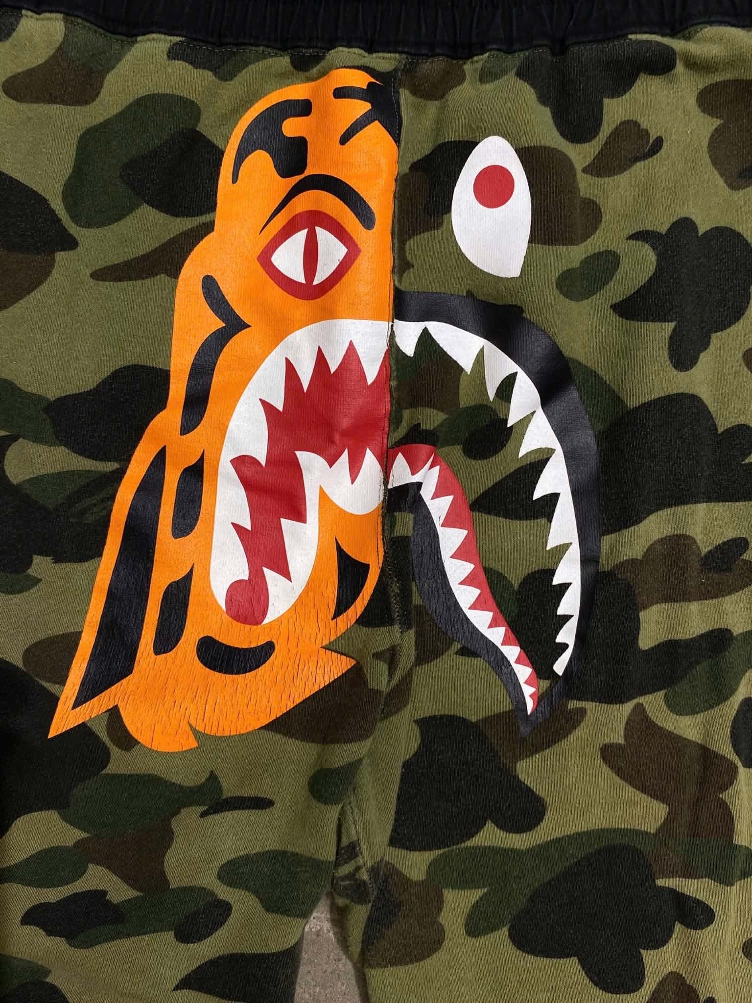  Bape Pants 1st Camo (Green) (Used) 