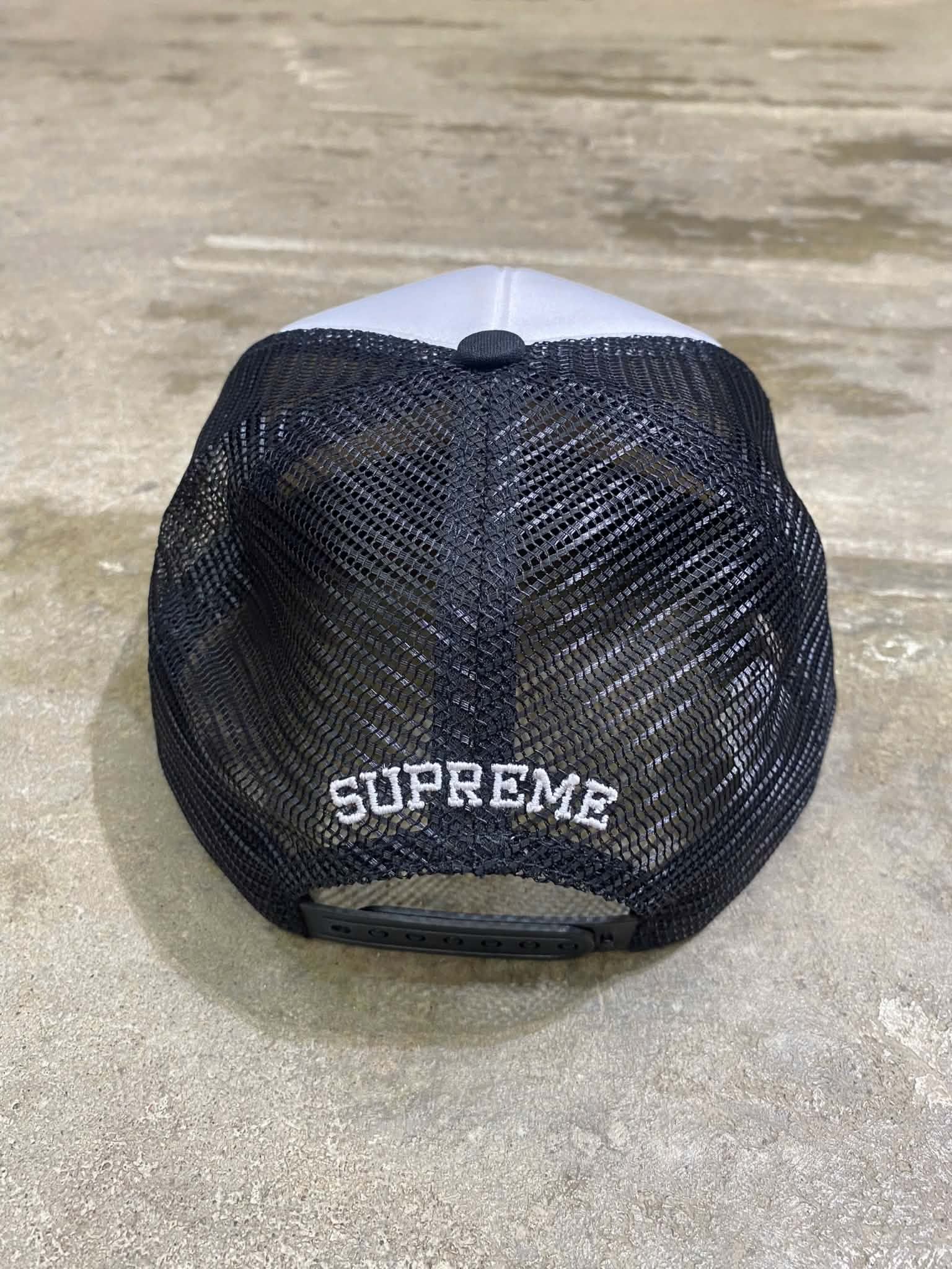  Supreme Playboy Mesh Back 5-Panel (Black) (Used) 