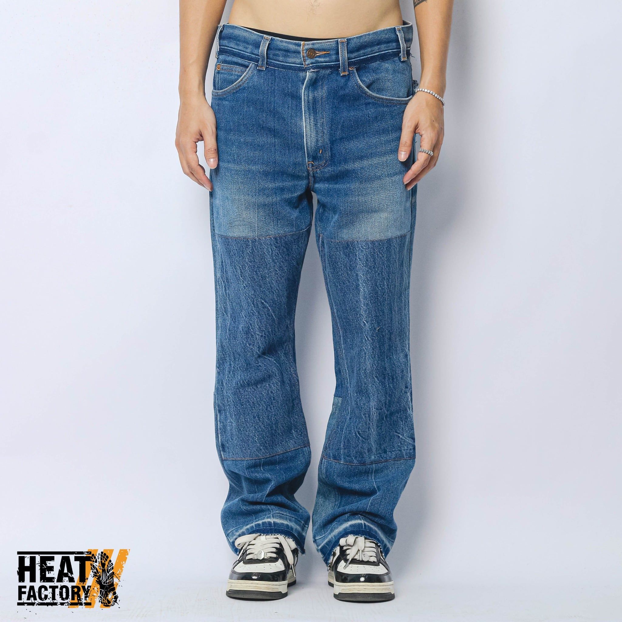  Dddchaosss x HeatFactory Flare Jeans (Blue) 198 
