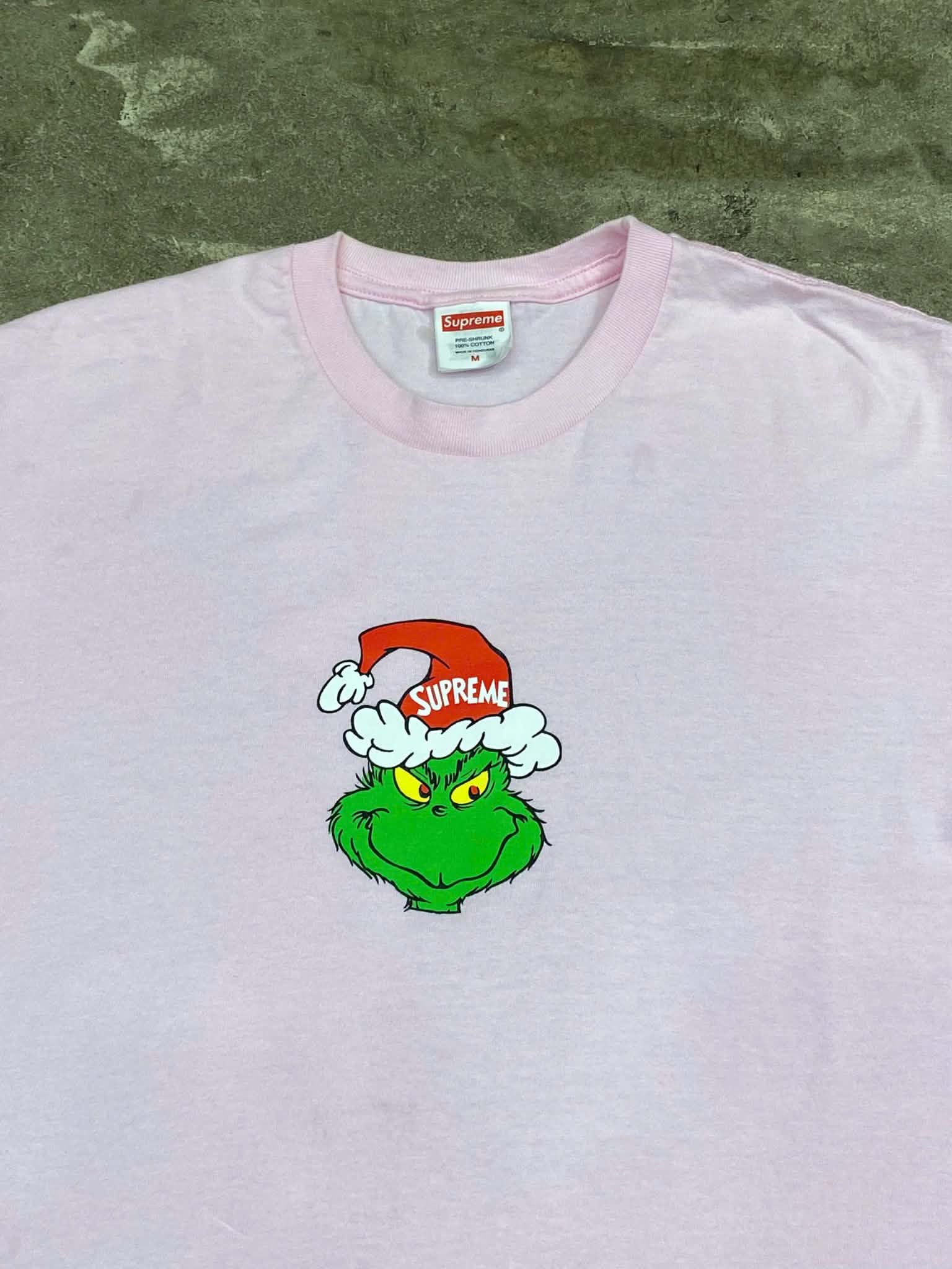  Supreme Tee Grinch (Pink) (Used) 