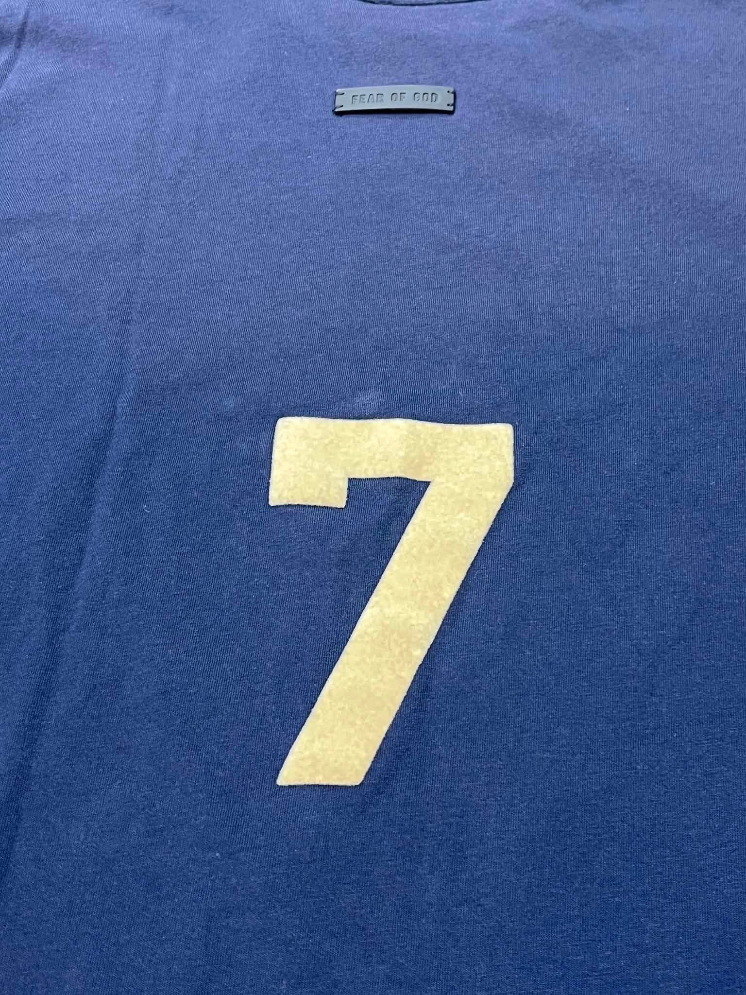  Fear Of God Tee 7 (Navy) (Used) 