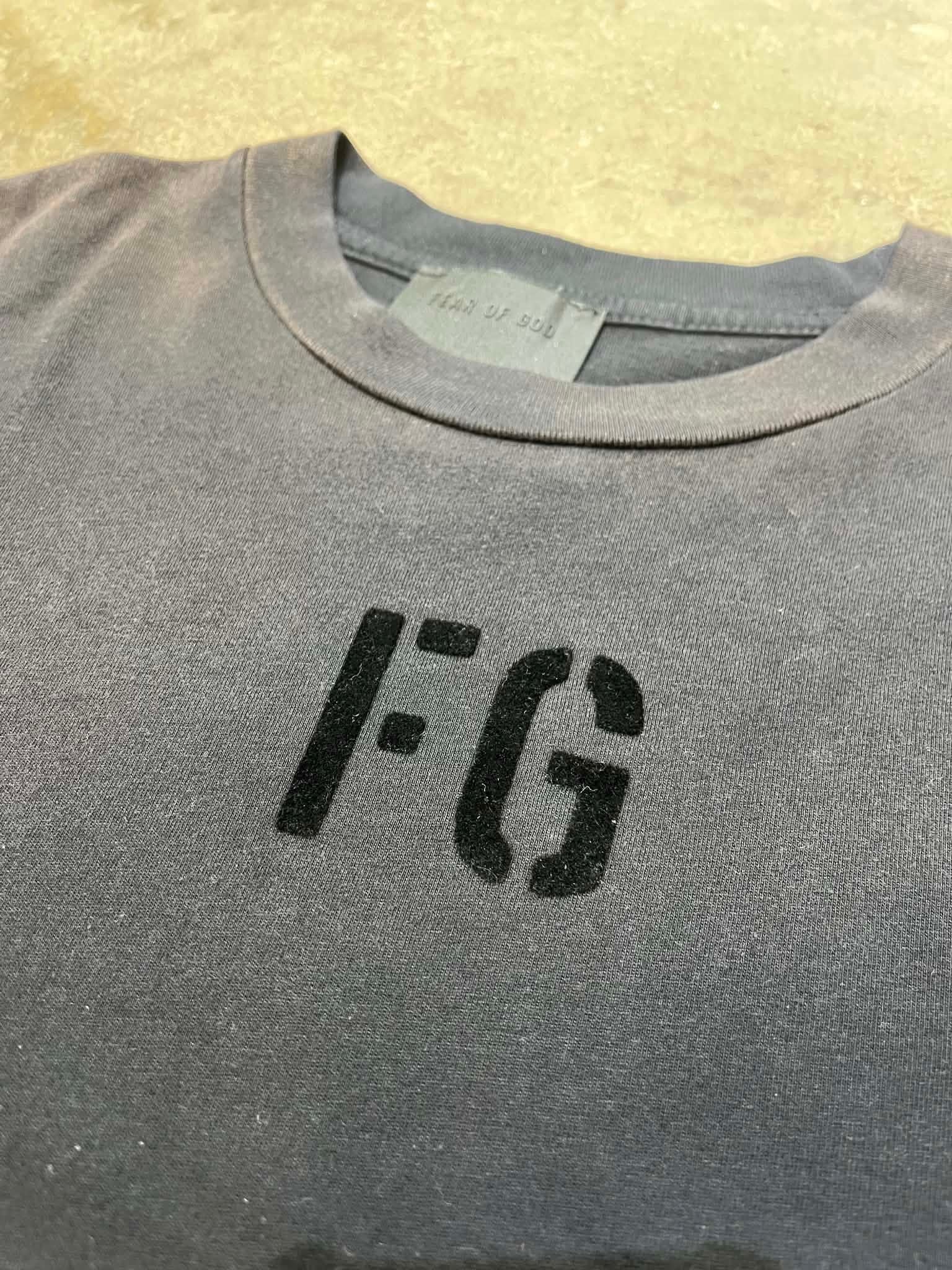  Fear Of God Tee FG (Black) (Used) 