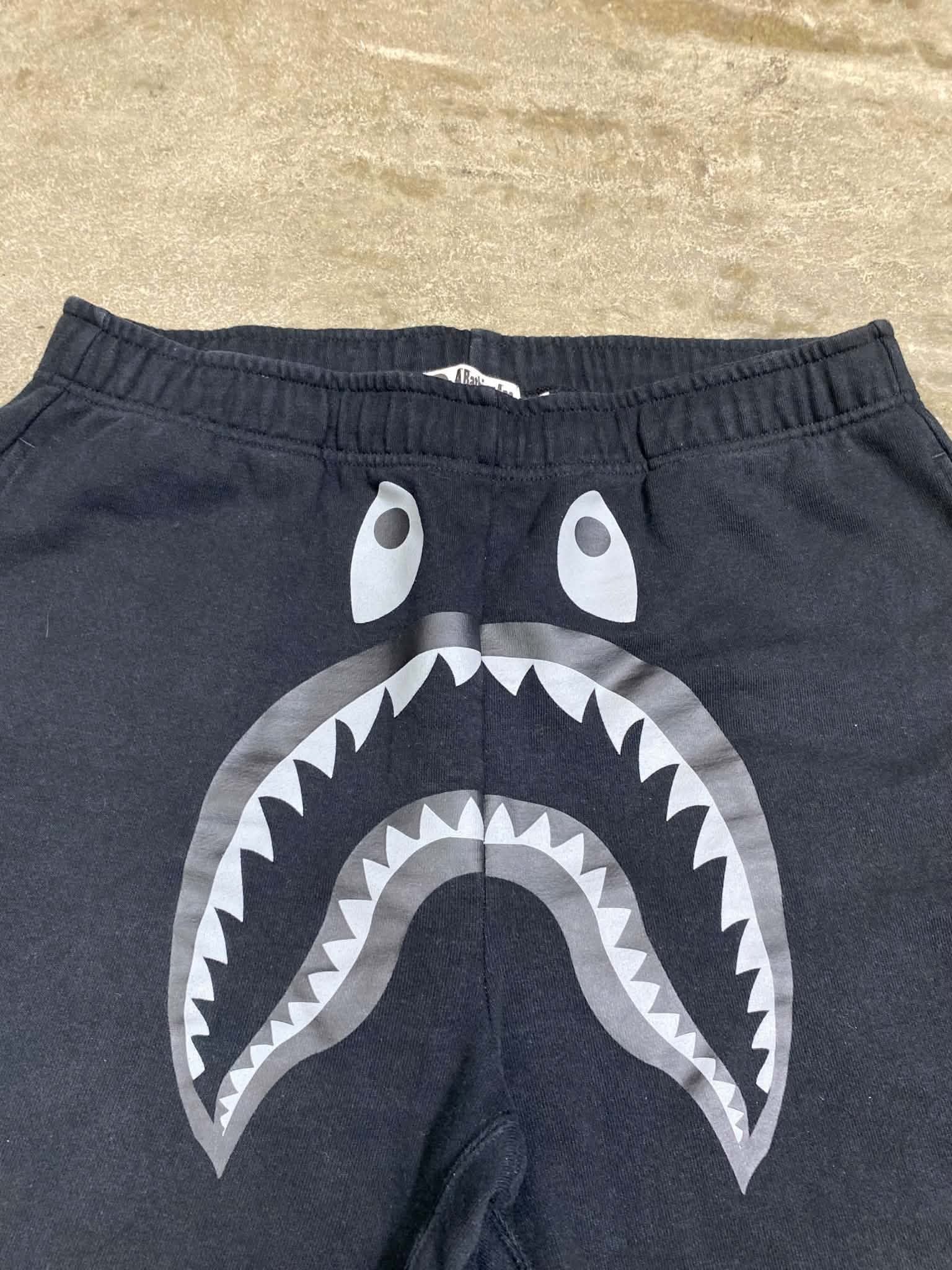  Bape Pants Shark (Black) (Used) 