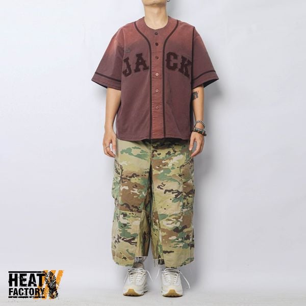  Travis Scott x Fragment x Nike Tokyo Jack Retro Baseball Jersey (Brown) 