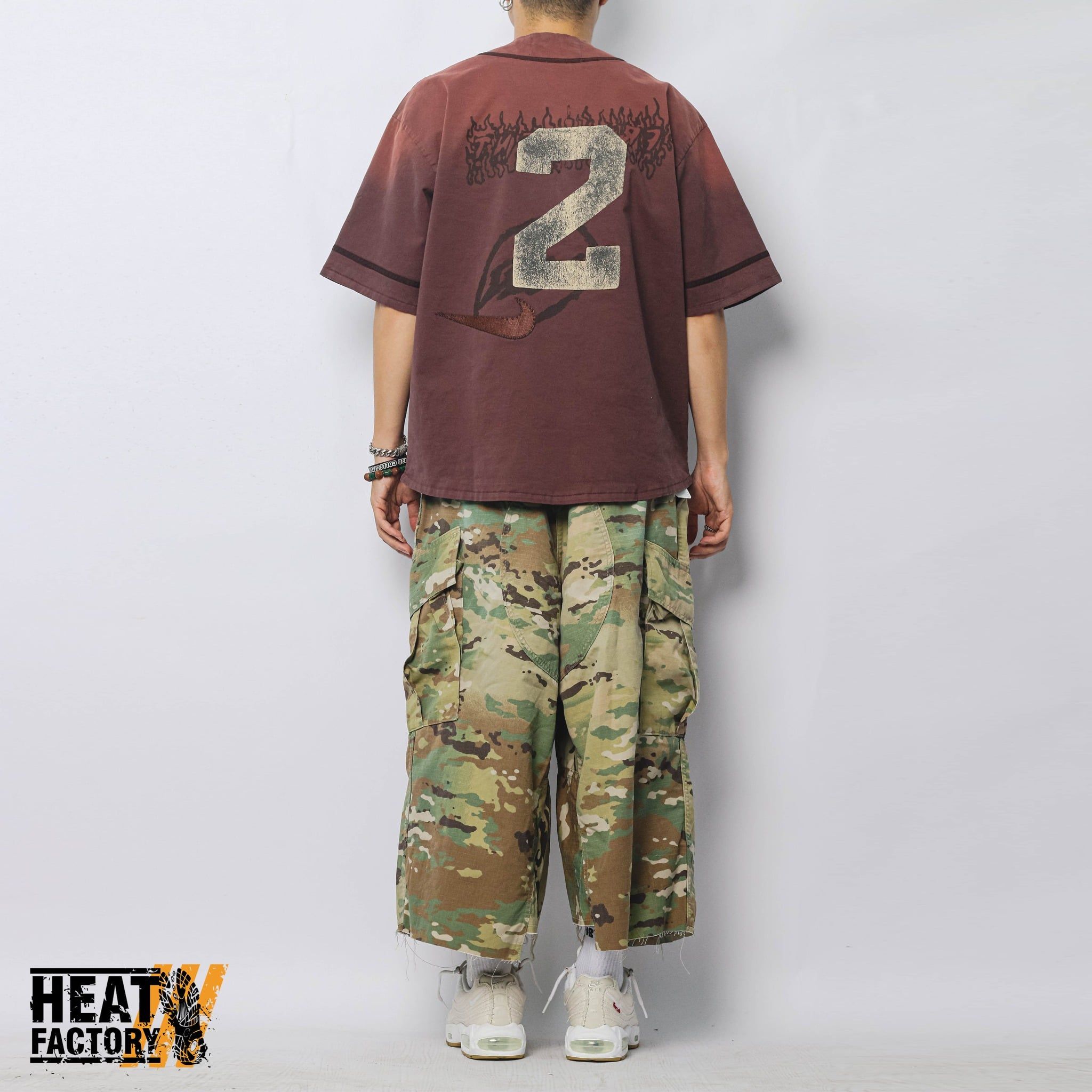  Travis Scott x Fragment x Nike Tokyo Jack Retro Baseball Jersey (Brown) 