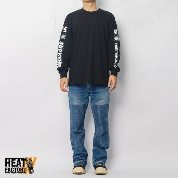  Supreme x Y's By Yohji Yamamoto Long-Sleeve T-Shirt (Black) 