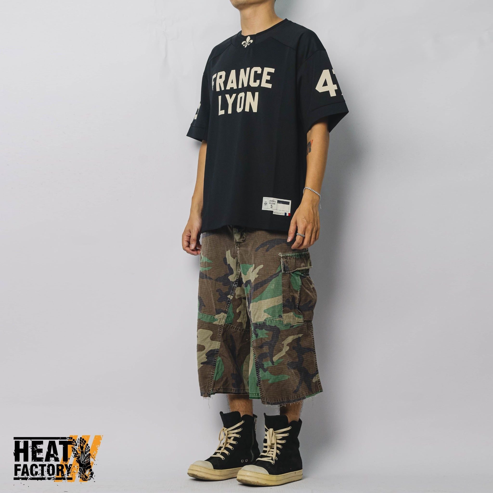  Palladium Tee France Lyon (Black) 