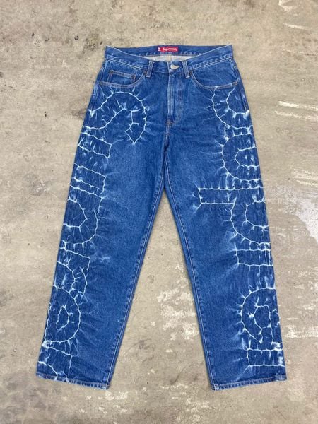  Supreme Shibori Loose Fit Jeans 