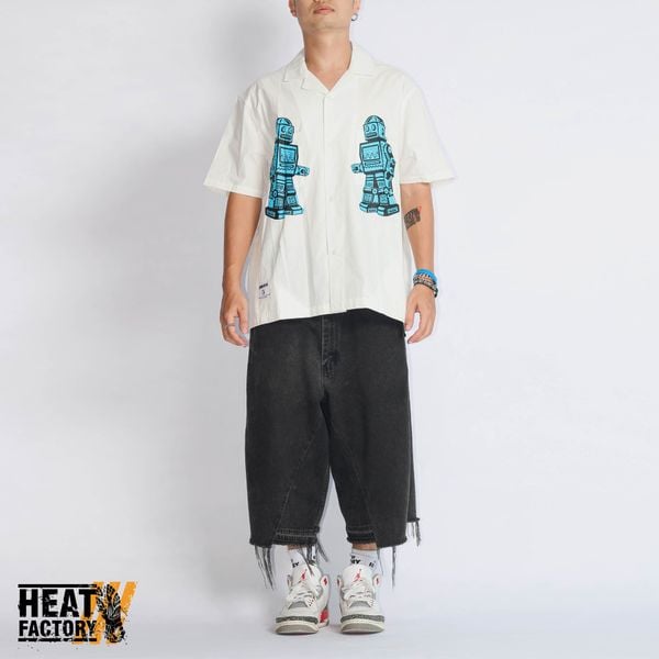  BBC Shirt Open Collar (White) 