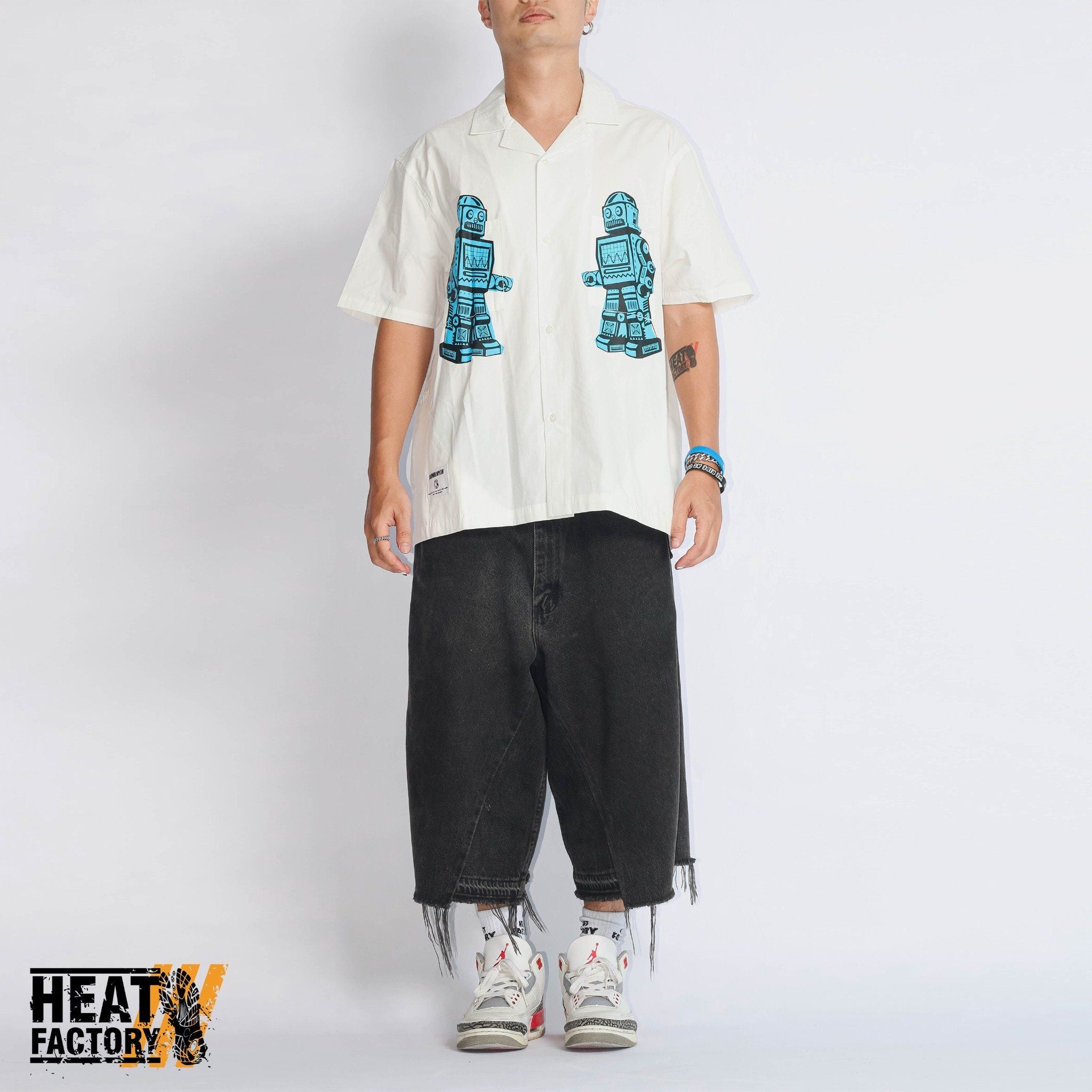  BBC Shirt Open Collar (White) 