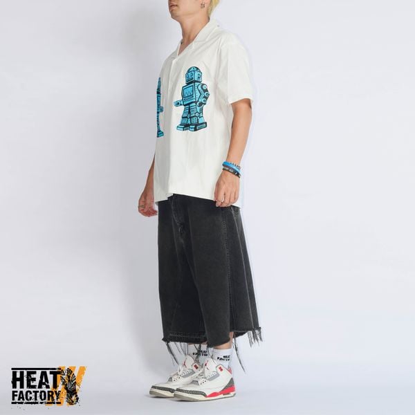  BBC Shirt Open Collar (White) 