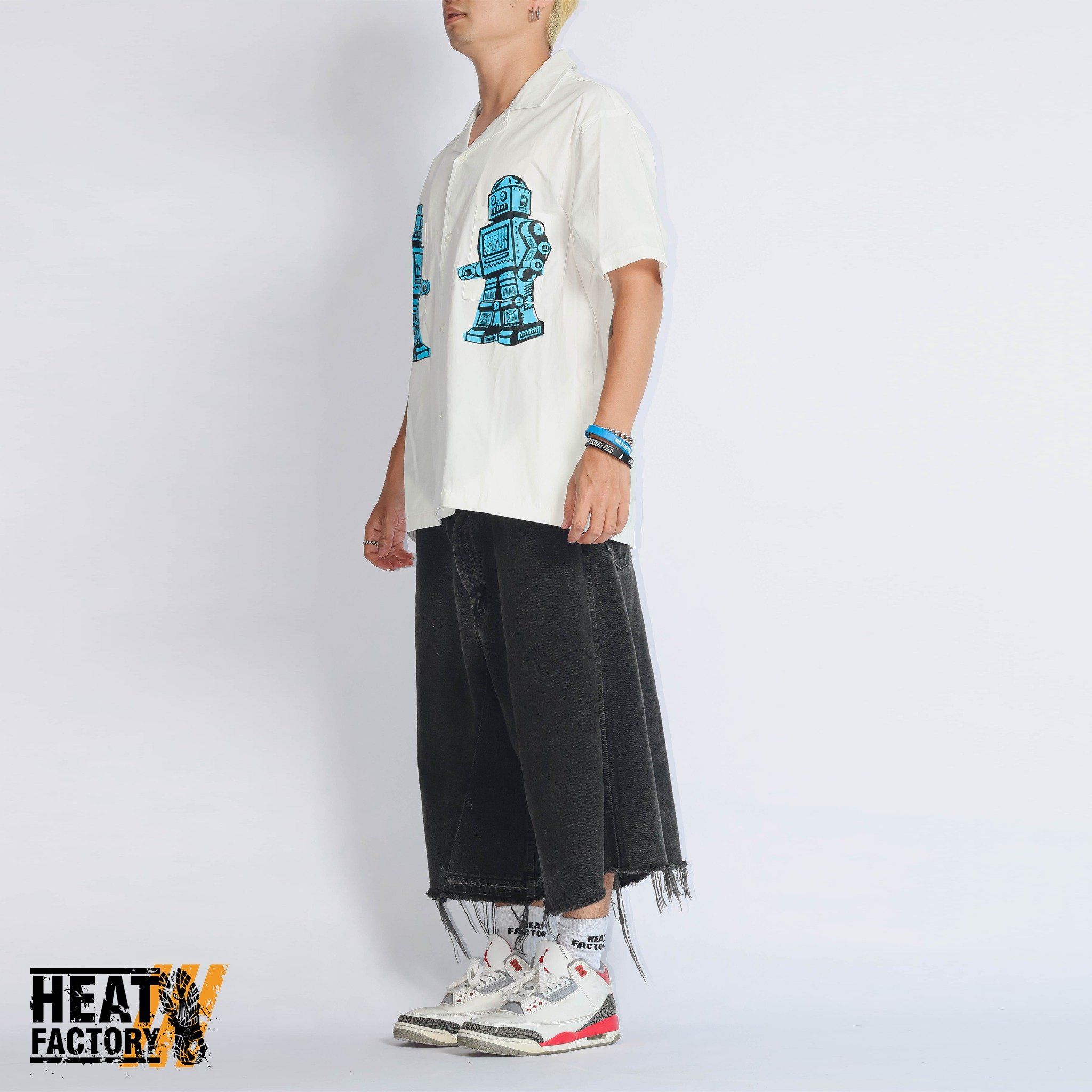  BBC Shirt Open Collar (White) 