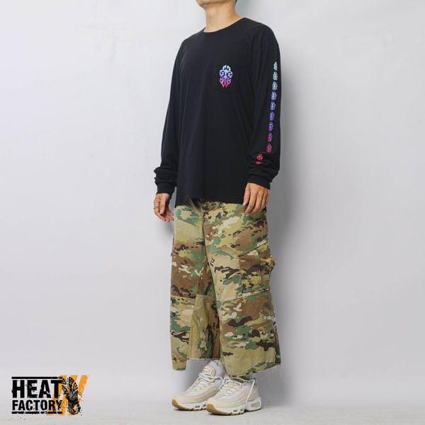  Chrome Hearts Longsleeve Multicolor Dagger & Scroll (Black) (Used) 