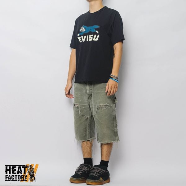  Icecream x Evisu Camiseta Logo Printed (Black) 