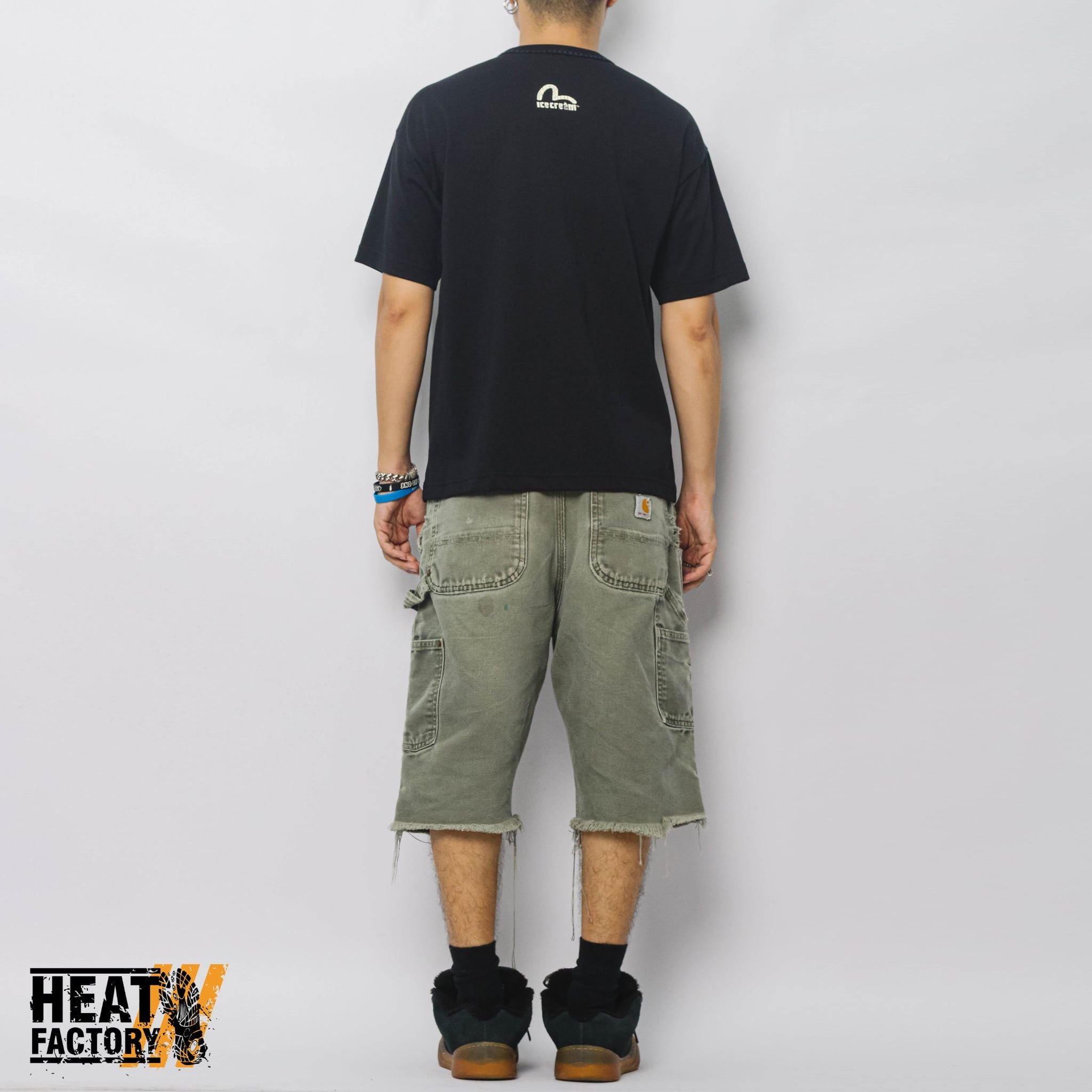  Icecream x Evisu Camiseta Logo Printed (Black) 