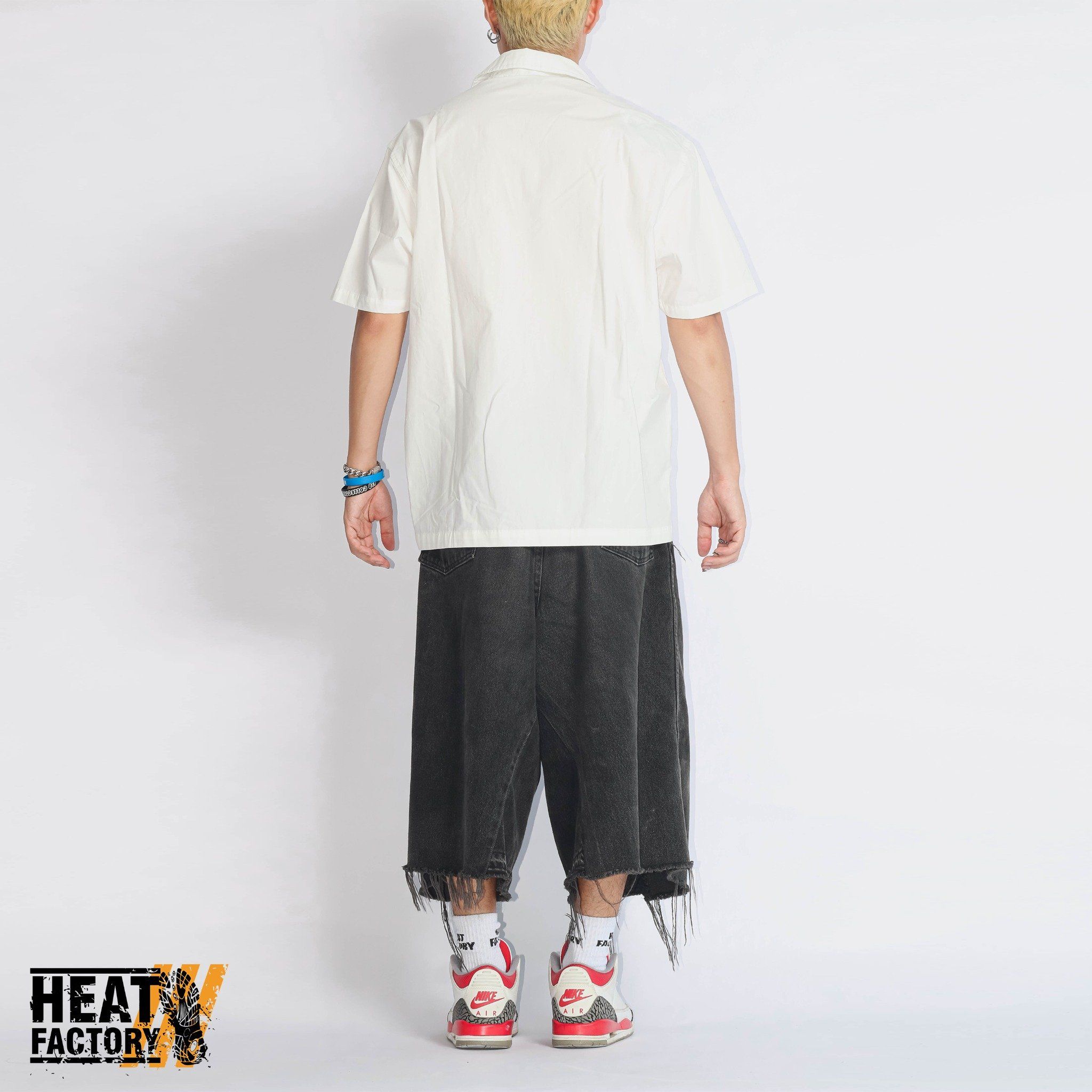  BBC Shirt Open Collar (White) 