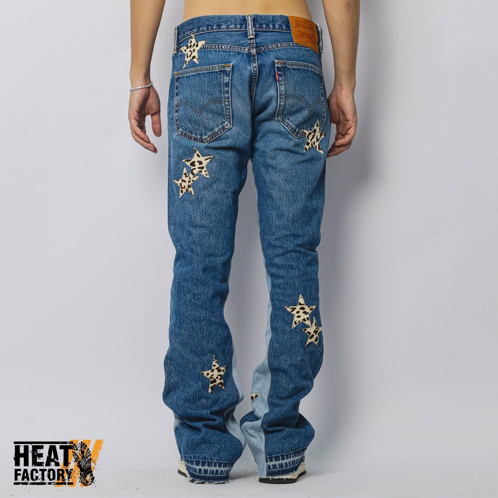  Dddchaosss x Heat Factory Star Jeans Flare 79 (Blue) 