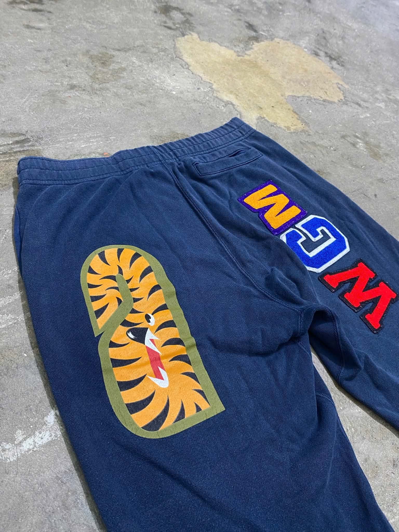  Bape Pants Shark (Navy) (Used) 
