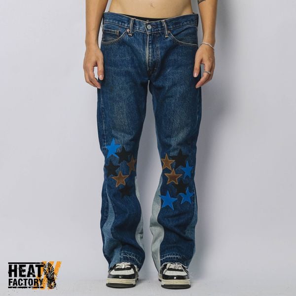  Dddchaosss x Heat Factory Star Jeans 26 (Blue) 